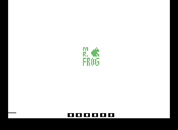 Mr. Frog 013007 Title Screen